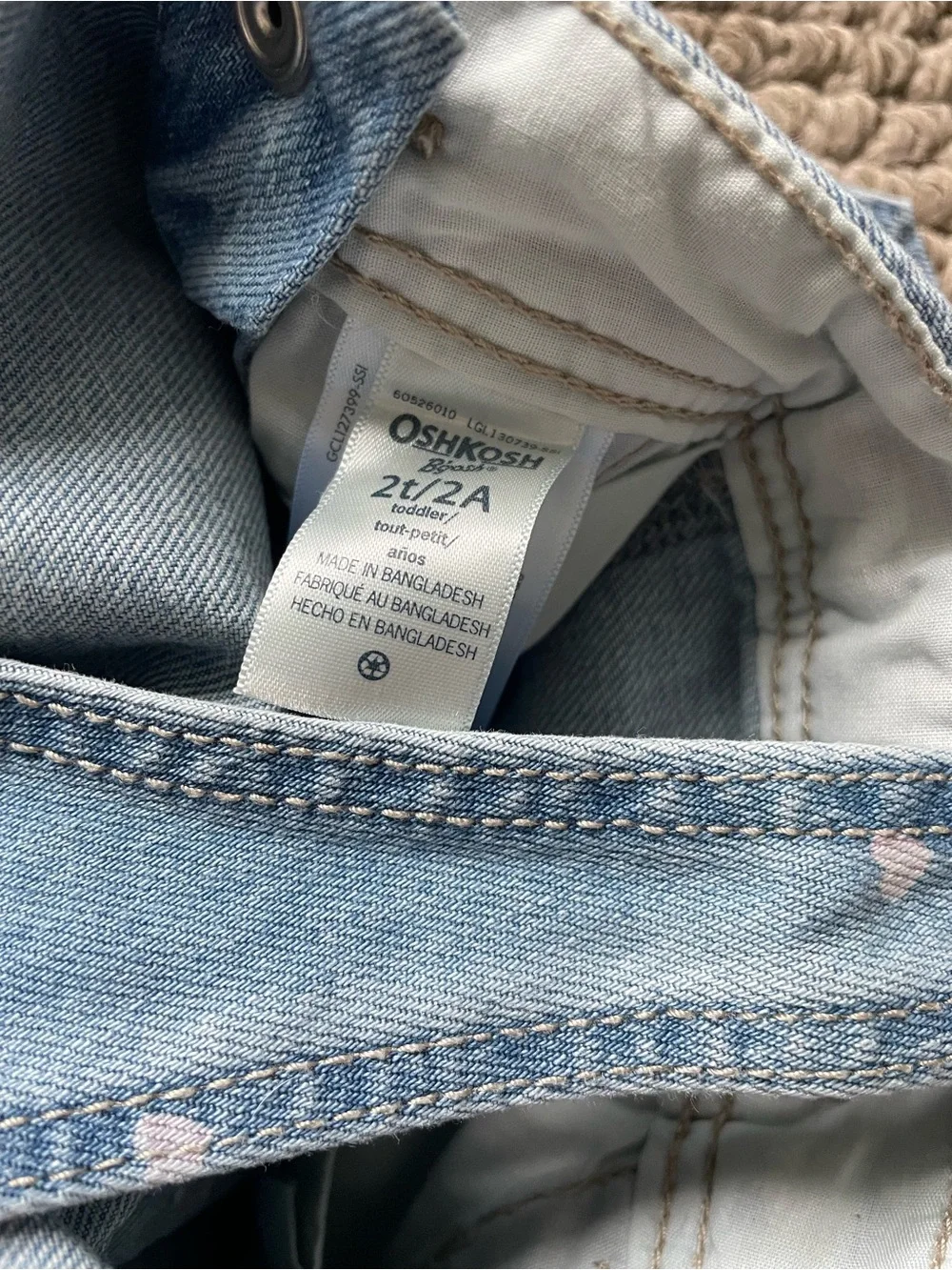 OshKosh B'gosh Light Blue Toddler Denim Overalls